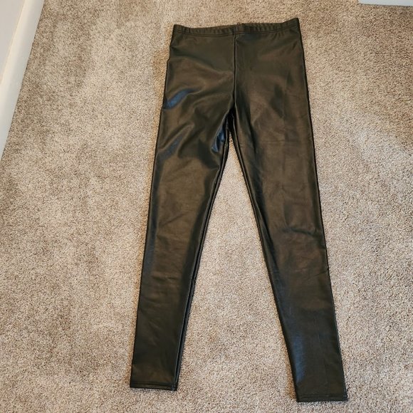 NWT C'est Moi Matt liquid faux leather leggings - Picture 3 of 6